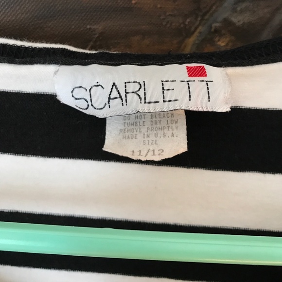 Vintage pin up suspender stripped midi dress - Picture 5 of 8